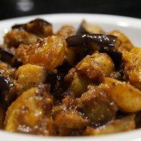 Auberginen, Kartoffeln und Ofentomaten