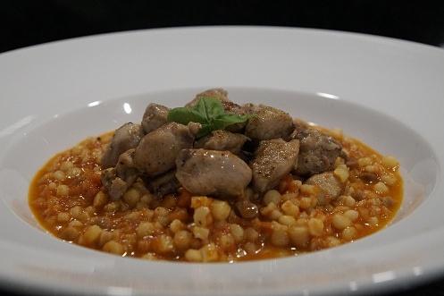 Sot l’y laisse mit Fregole Sarda
