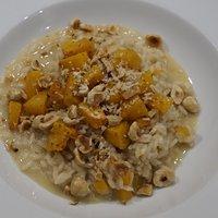 Risotto mit Kürbis und Haselnuss