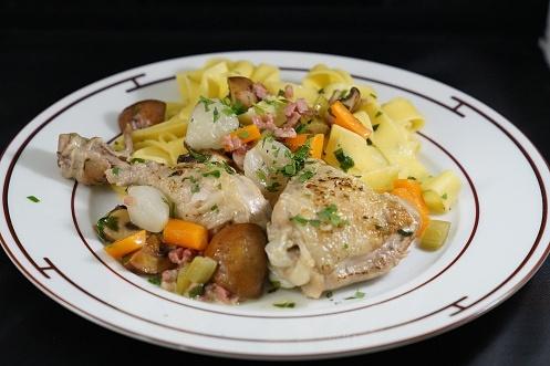 Coq au Riesling