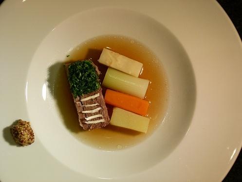 Siedfleisch mit Papaya