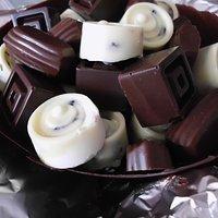 Selbstgemachte Schokoladenbecher