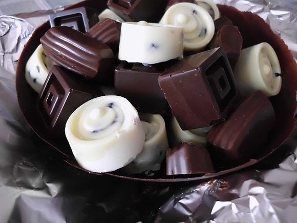 Selbstgemachte Schokoladenbecher