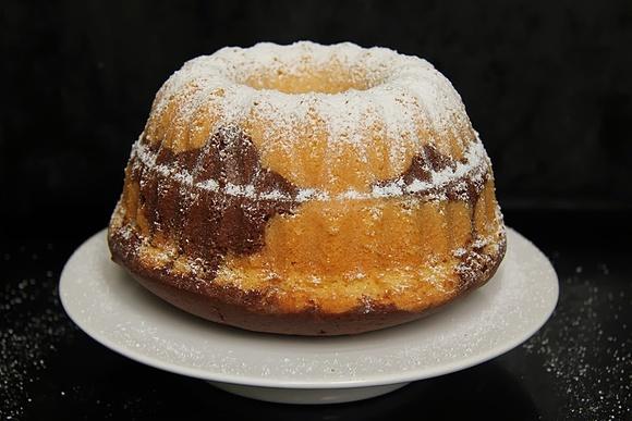 Klassischer Marmorgugelhupf