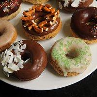 Donuts ohne Gluten aber mit viel Glasur