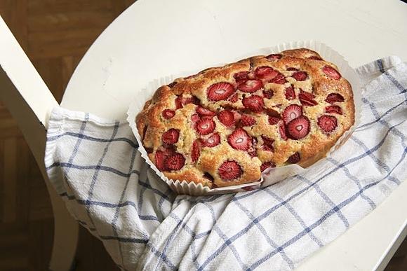 Erdbeer-Buttermilch-Kuchen