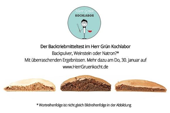 Backtriebmitteltest: backpulver, weinstein oder natron?