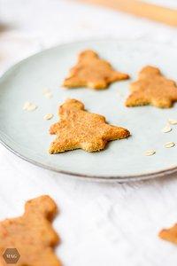 Hafer-Tannenbäume mit Cashews