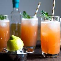 Shrub calamansi grapefruit cocktail