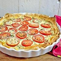 Quiche mit Thunfisch und Tomaten