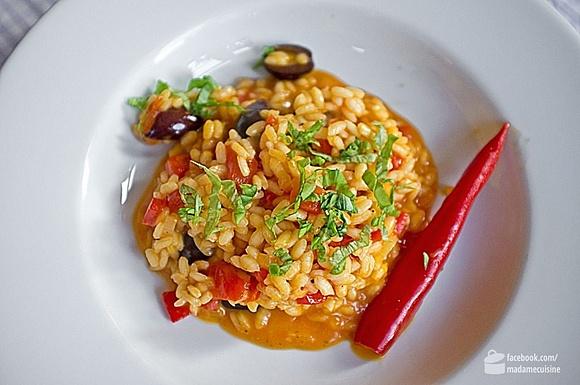 Karotten Paprika Risotto