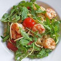 Spaghetti aglio e olio con Gamberetti