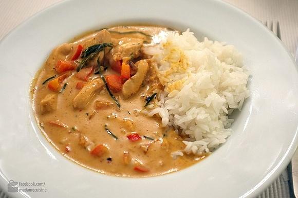 Thai erdnuss-curry kaeng phanaeng