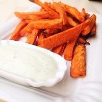 Smokey Süßkartoffel-Pommes