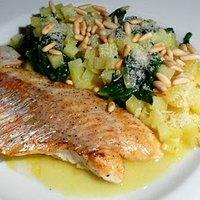 Red Snapper an Kartoffel-Risotto
