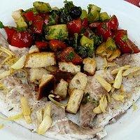 Dorade mit Panzanella