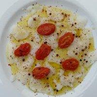 Carpaccio von Jakobsmuscheln