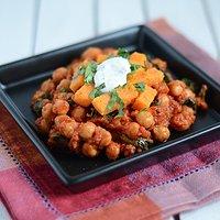 Kichererbsen mit Süßkartoffeln