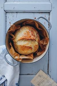 No knead bread rezept für brot ohne kneten
