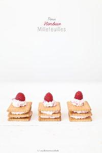 Butterkeks – millefeuilles mit himbeerfrischkäsecreme – die süßeste kleine schummelei, seit es 52-zacken-kekse gibt