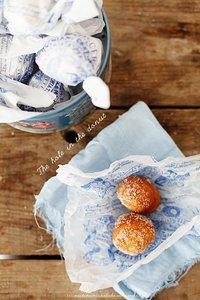 Der tag, an dem kleine donut-bällchen fräulein zuckerzimtundliebe zu einem hübschen strauß blömschen verhalfen