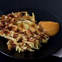 Wir retten: kartoffeln - hier: kartoffelpuffer aus dem waffeleisen