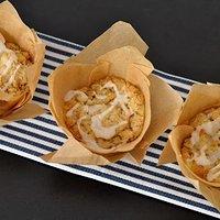 Klein, aber fein ... apfel-streusel-muffins mit geheimzutat.