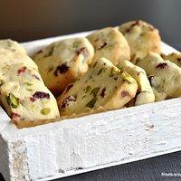 Blog-Buster: Cranberry-Pistazien Sablés