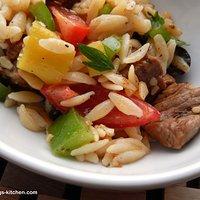 Griechischer Nudelsalat