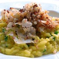 Safran-Petersilien-Risotto
