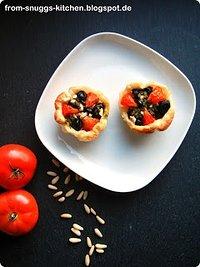 Mini-Tomaten-Oliven-Tartelettes