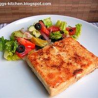 Bauernsalat mit gebratenem Feta
