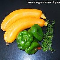Gefüllte Zucchini