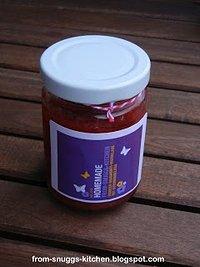 Erdbeer-Rhabarber-Marmelade mit Zitronenmelisse