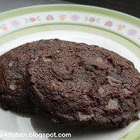 Chocolate cookies mit fleur de sal