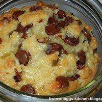 Haferflocken-honig muffins bzw. kuchen im glas.