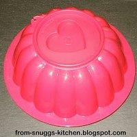 Zimtpudding mit Fruchtsauce