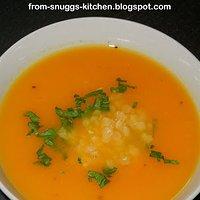 Karottensuppe mit honig & ingwer