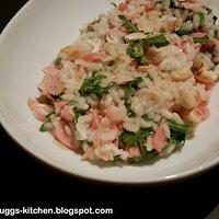 Rucola-Schinken-Risotto