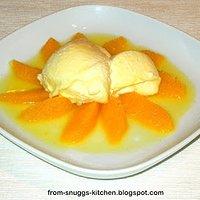 Zitronencreme mit Orangensalat