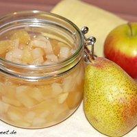 Apfel-Birnen-Vanillekompott Rezept