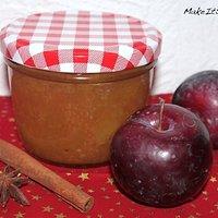 Weihnachts-Pflaumenkonfitüre