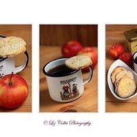Teatime, almond cookies and an apple a day – ingredients for happyiness
