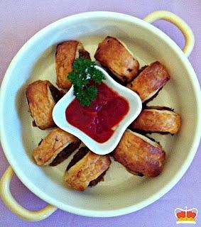 Australisches blogevent: sausage rolls und party pies