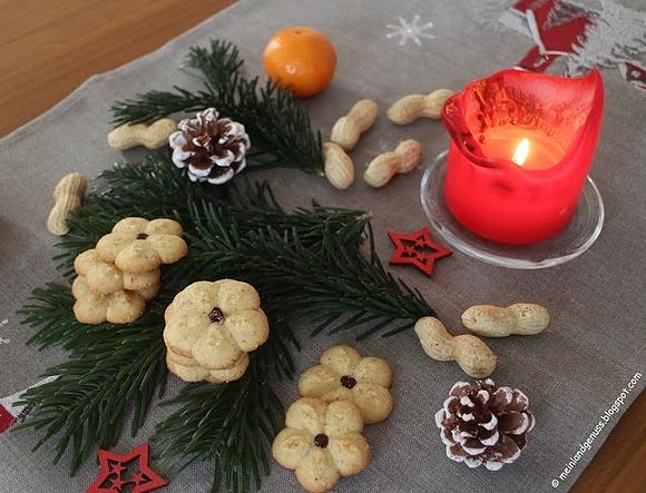 Orangen-Marzipan-Blüten