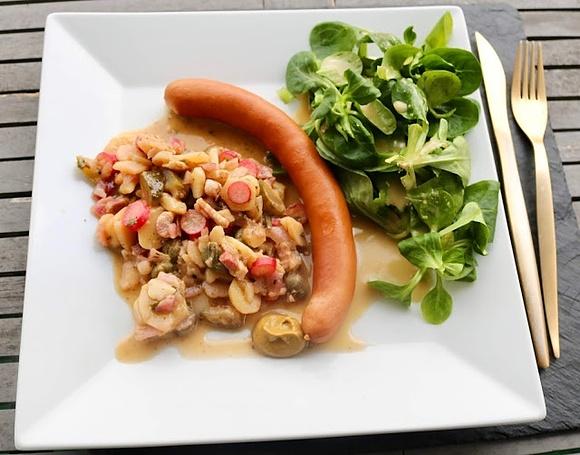 Kartoffelsalat mit Speck