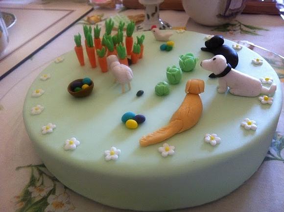Ostertorte für die Familie