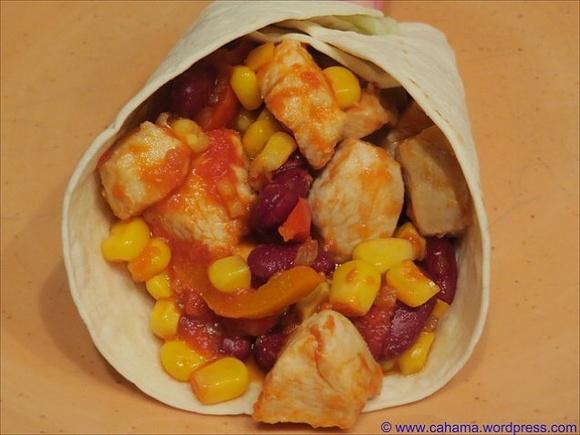 Burritos mit Hähnchen
