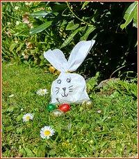 Kleine Osterhasentüten auf die Schnelle