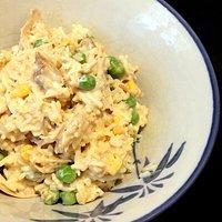 Reissalat aus resten – rice salad from leftovers